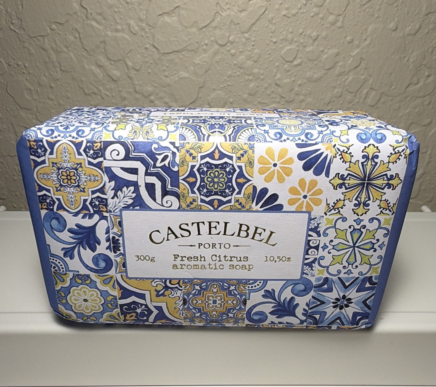 Castelbel Porto Fresh Citrus Scented Bar Soap Floral 10.5 oz
