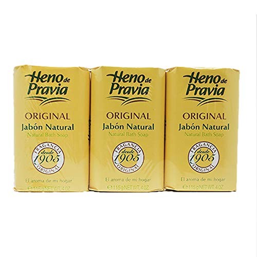 Heno de Pravia Original Agua De Colonia 25.6 oz & Original Jabon Natural Bath…