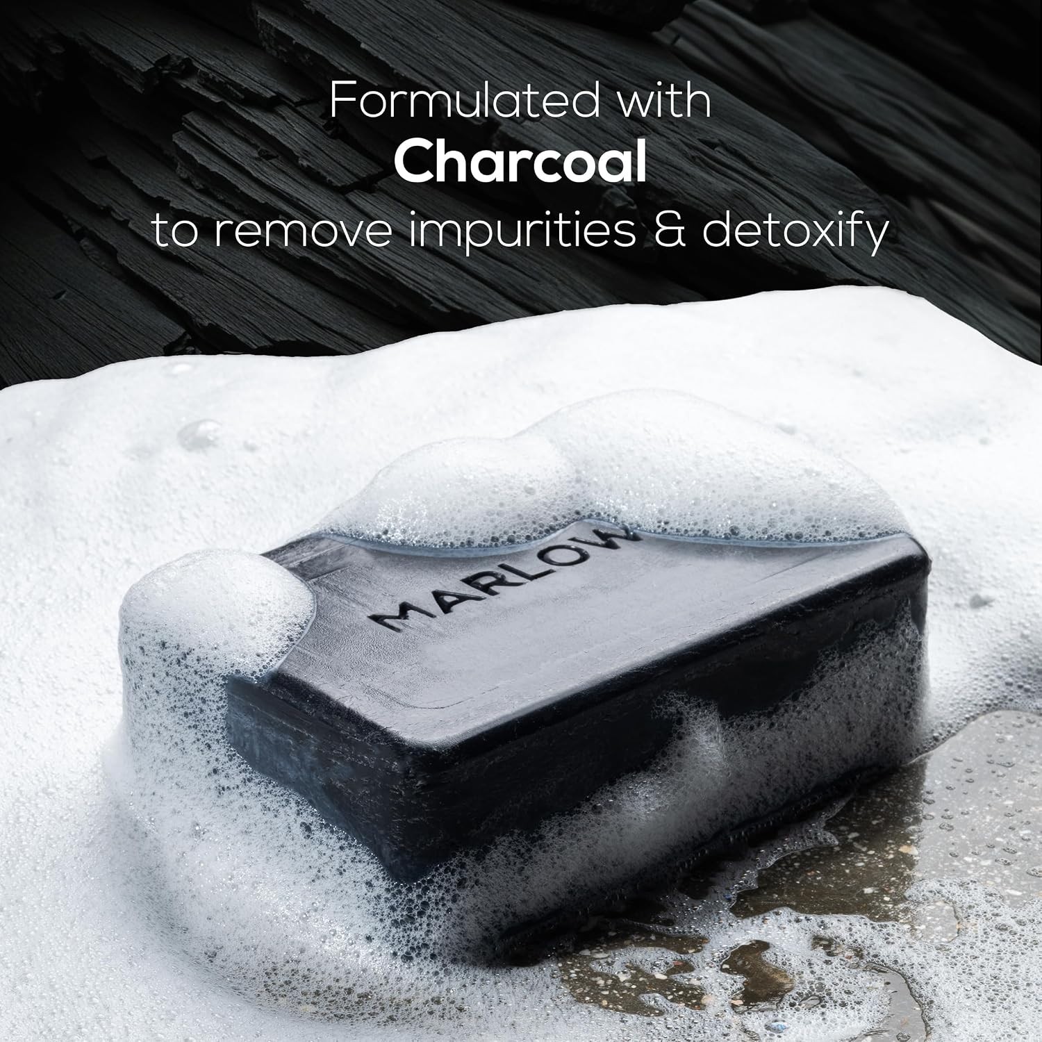 Charcoal Soap, Cleansing Body Bar Soap for Men, 3 Bars, 7 oz. Each | Charcoal…