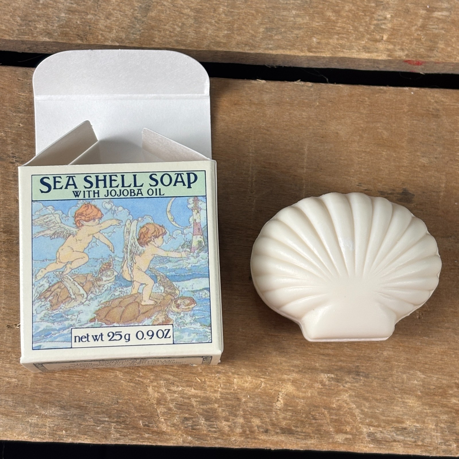 Vintage CRABTREE & EVELYN Sea Shell Soap With Jojoba Oil 25g / 0.9oz