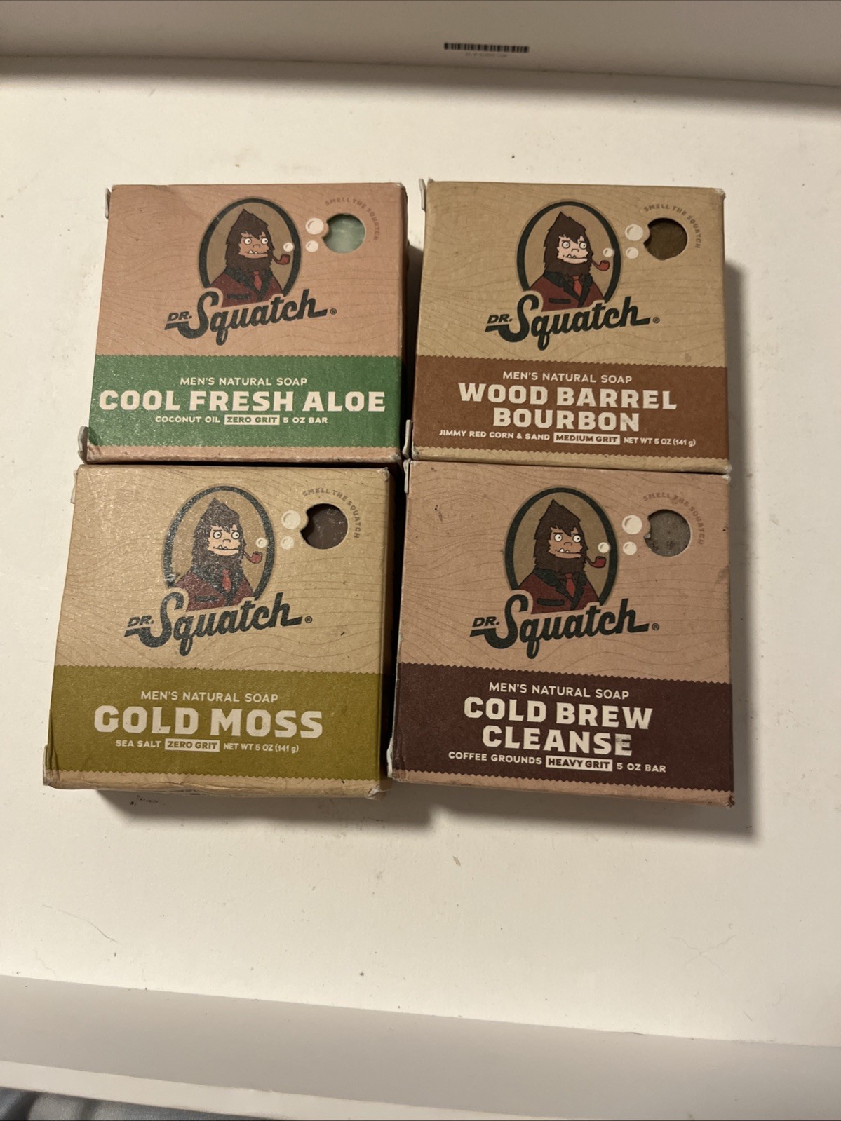 lot of 4 Dr. Squatch View Photos For Scents 5oz each