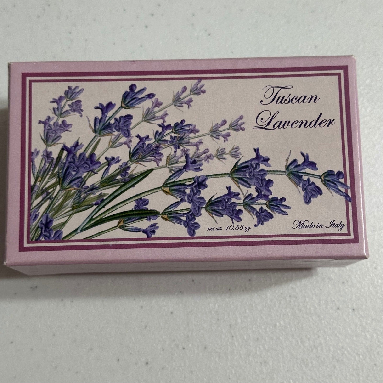 Saponificio Artigianale Fiorentino Tuscan Lavender Bar Soap Made in Italy NEW