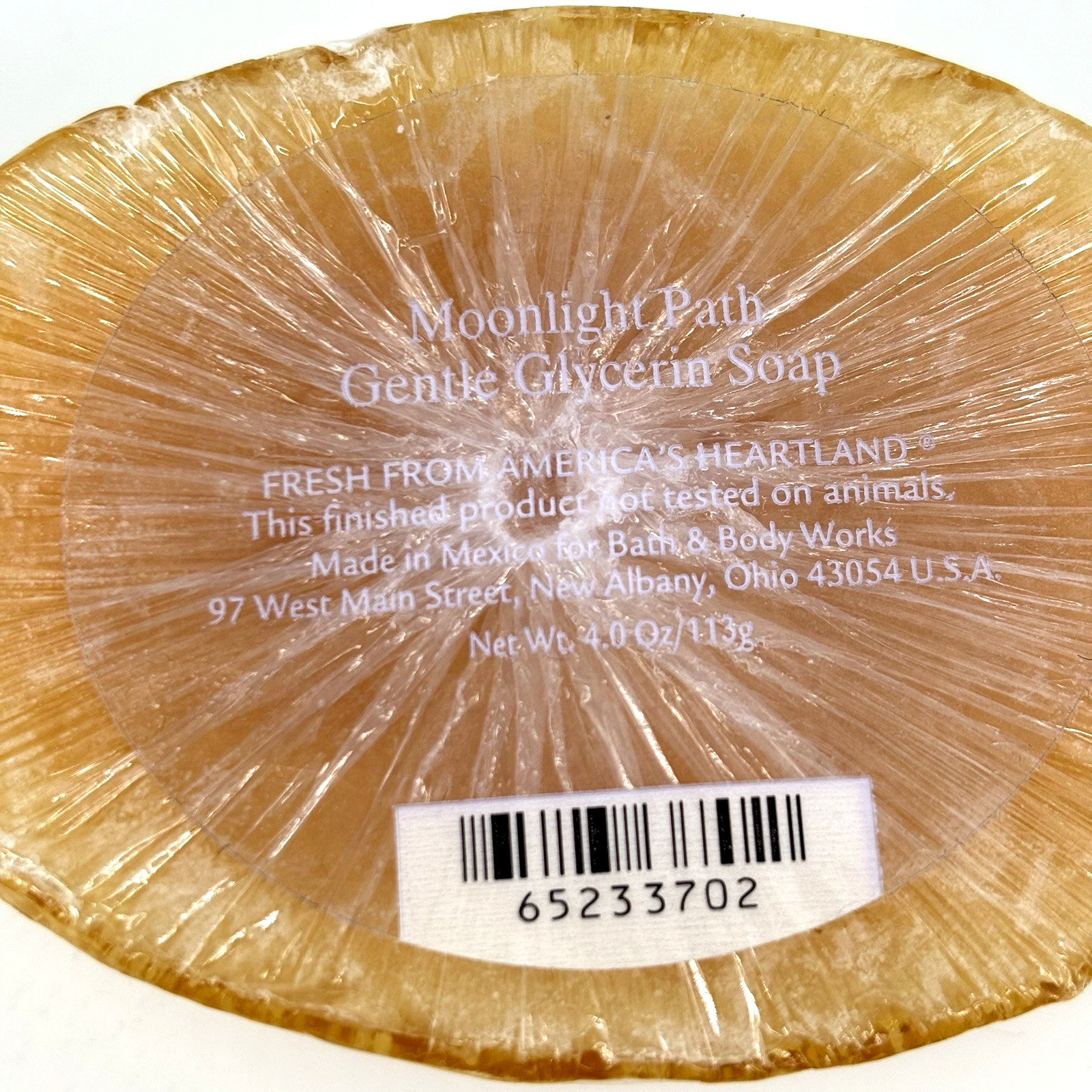 Bath & Body Works MOONLIGHT PATH Gentle Glycerin Soap Bar 4 oz/113g New/Sealed