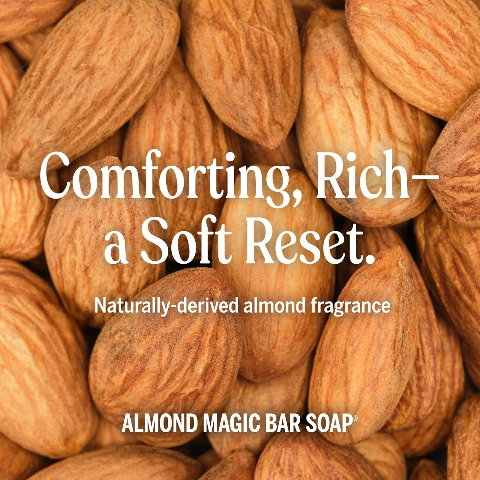 Dr. Bronner’s Pure-Castile Magic Bar Soap – Almond – 2 Pack – 5 oz