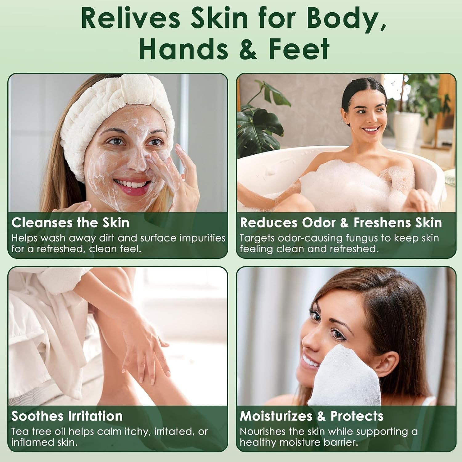 Tea Tree Antifungal Soap Bar – Skin Relief for Acne, Athlete’s Foot & More