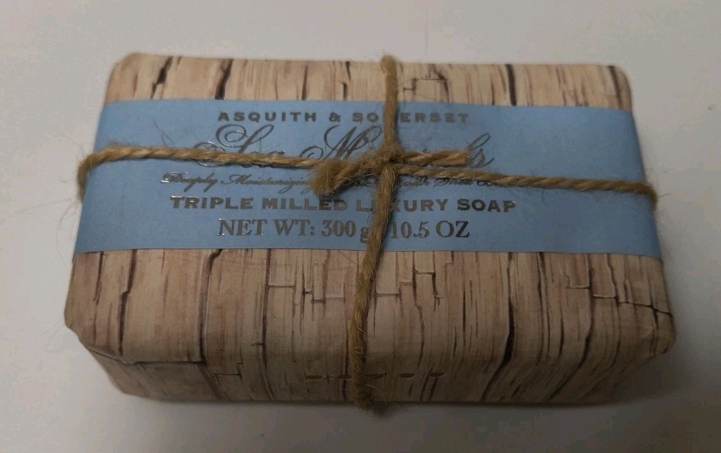ASQUITH & SOMERSET Sea Minerals luxury jumbo soap bar 330g 10.58 oz New Sealed