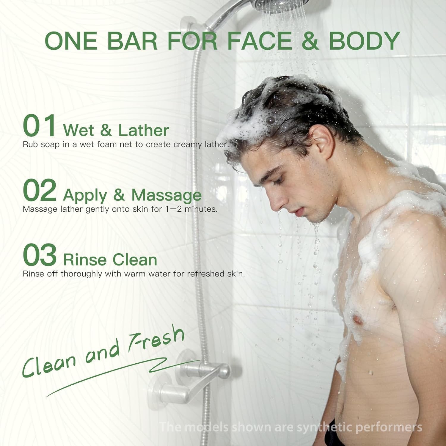 QualiLife Tea Tree Soap, Soap Bar for Face & 3.5 Ounce (Pack of 3)