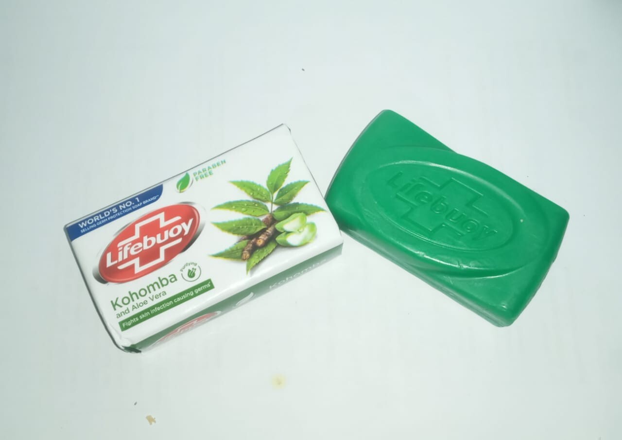 Lifebuoy Khohomba and Aloe vera bar soap 100g 100% Skin protection Herbal