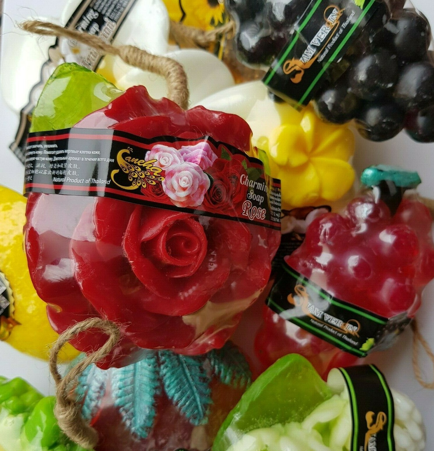 Soap Fruit & flower Shaped Scented Natural Thai Spa Gift Souvenir Keepsake