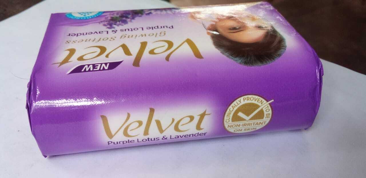 Velvet Glowing Softness Purple Lotus & Lavender Soap Keep Your Skin Fresh Always