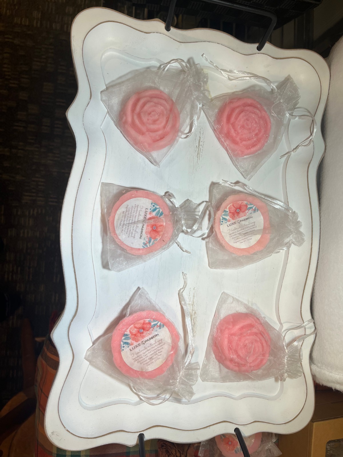 100% Handmade Rose Soap Bar | Moisturizing & Vegan | All-Natural, Chemical-Free