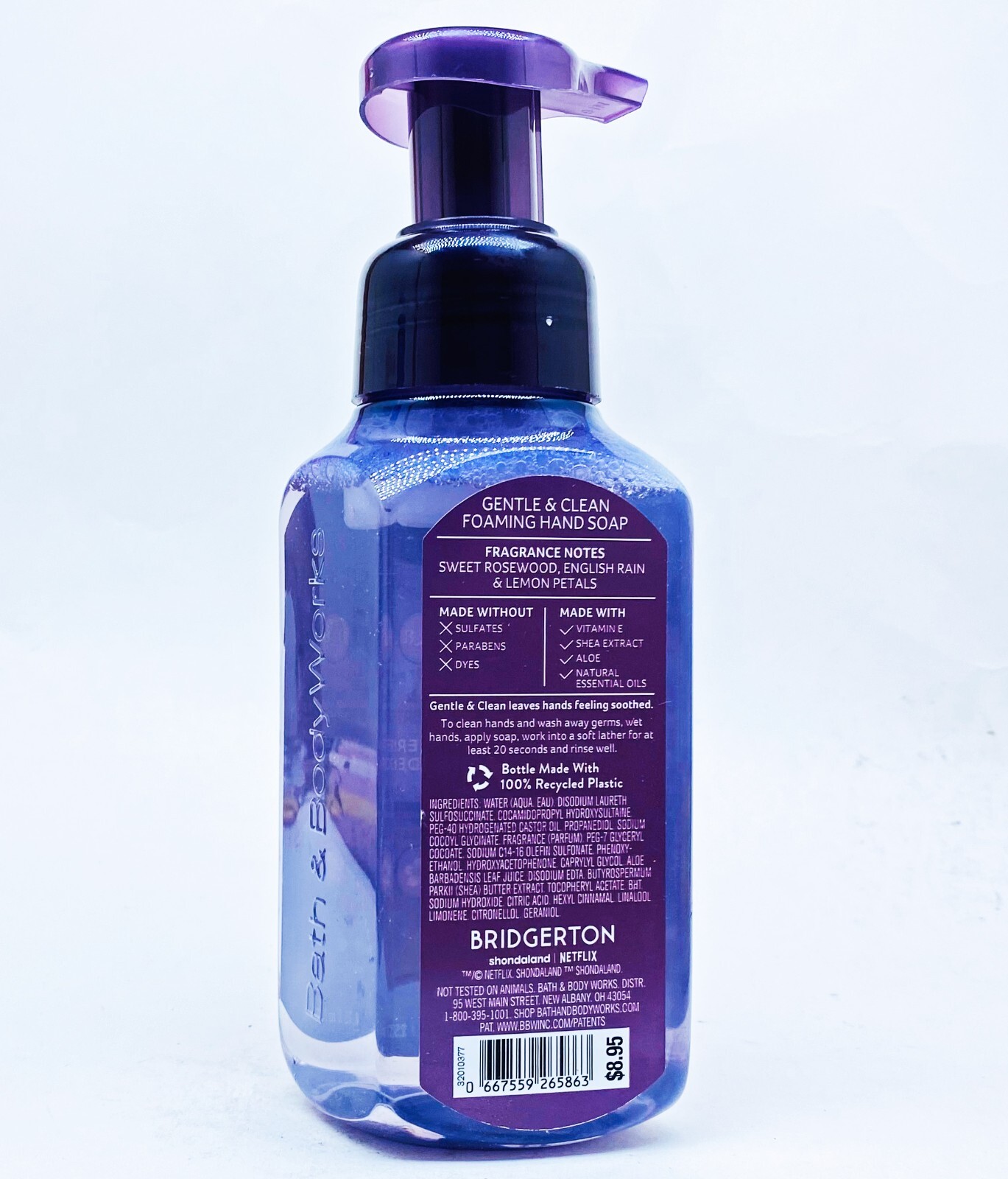 4 Bath Body Works WISTERIA GARDEN Gentle Clean Foaming Hand Soap 8.75 oz