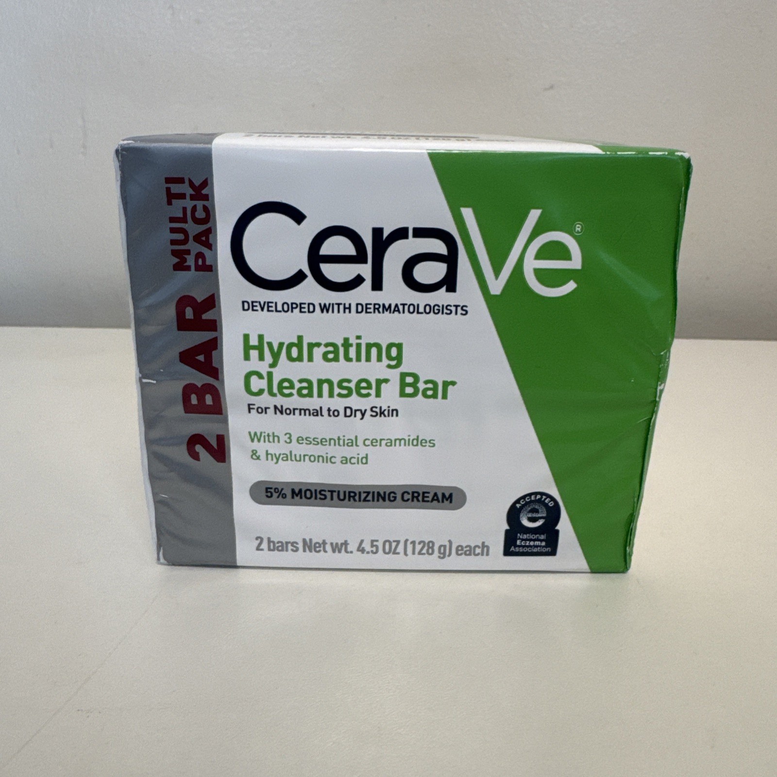 CeraVe Hydrating Cleanser Bar | Soap-Free Body and Facial Cleanser with 5% BB