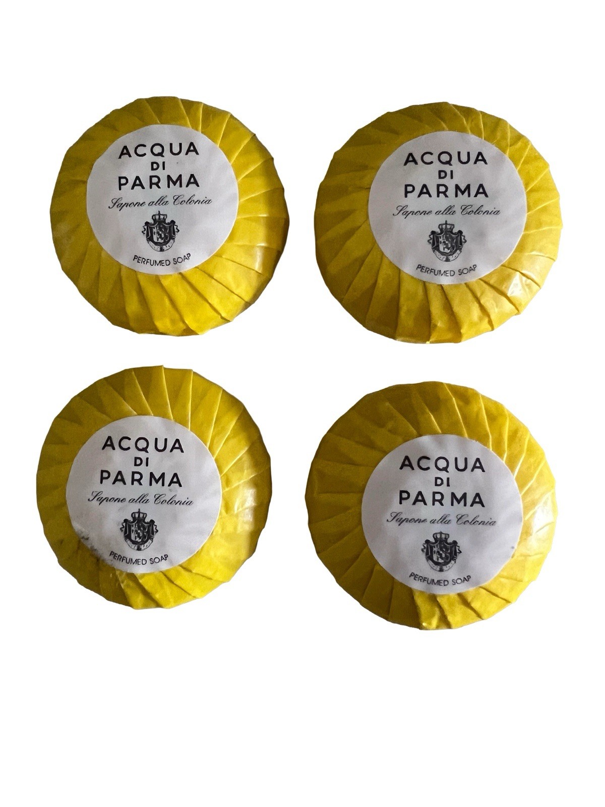 Acqua Di Parma Colonia Perfumed Soap Lot of 4 each 1.7oz bars.