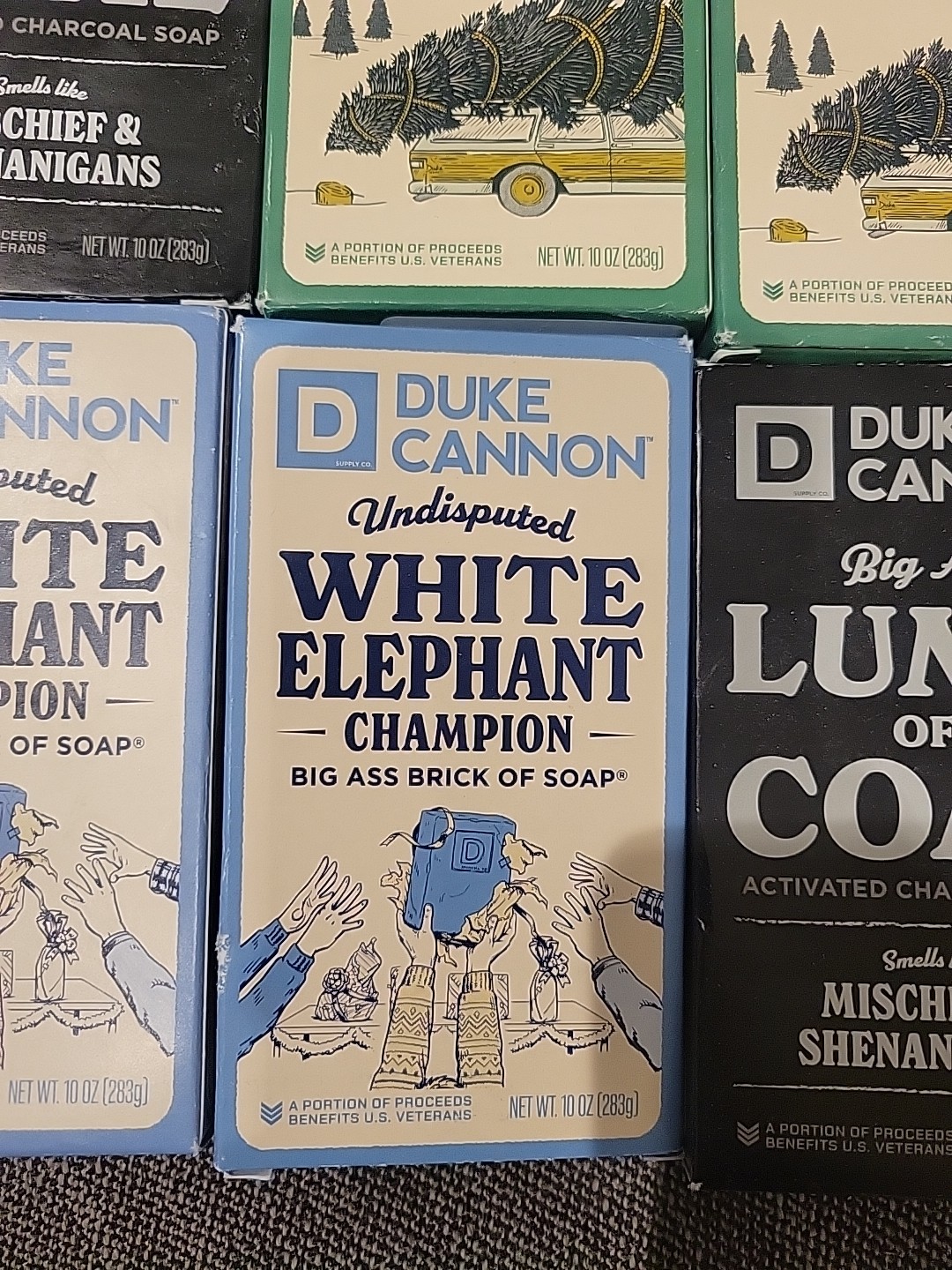 Duke Cannon Supply Co 6 Big Bricks of Soap Bars for Men NEW