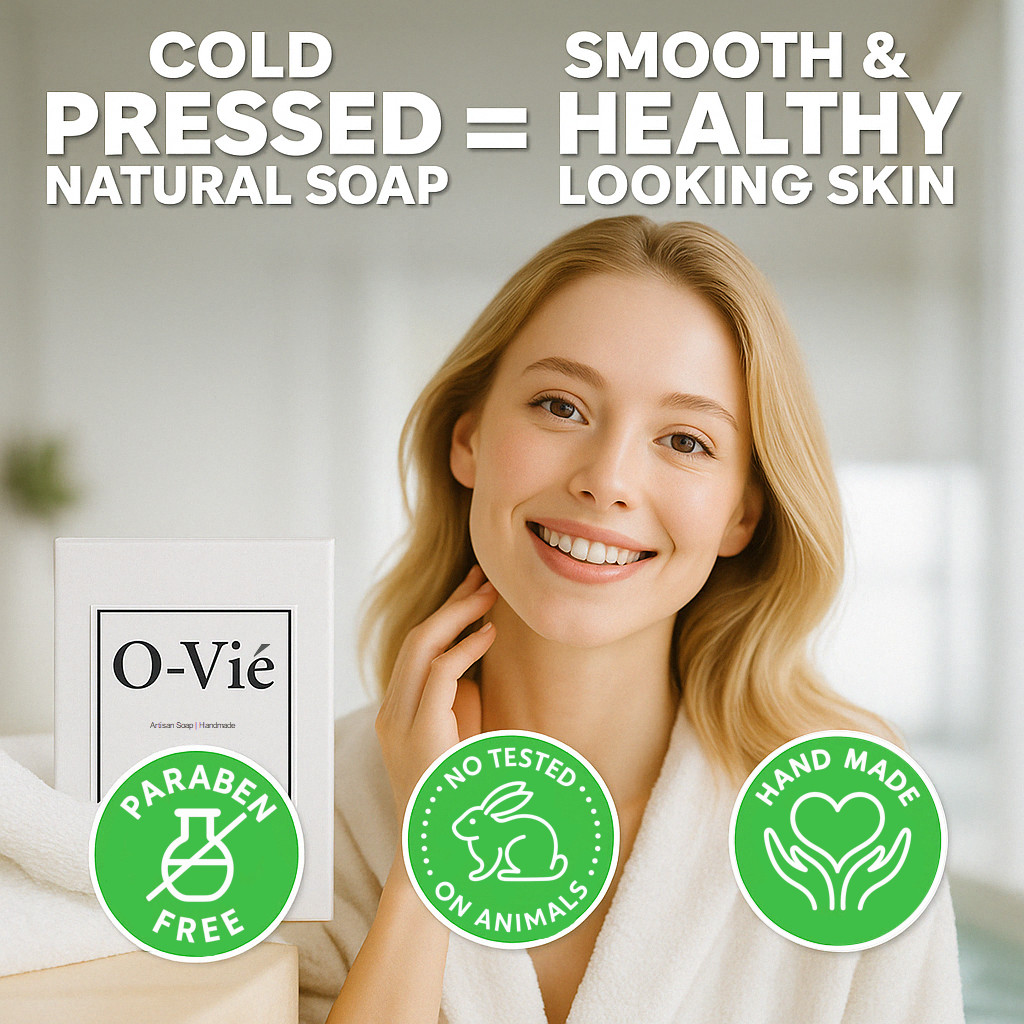 O-Vié Fresh Aloe – 6pk Natural Handmade Soap for Face & Body for all Skin, 5oz