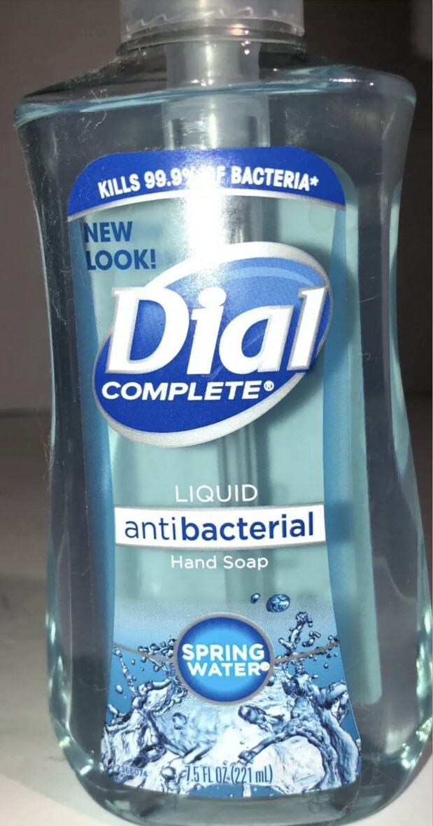 Dial Complete Liquid Hand Soap Spring Water 1ea 7.5FL OZ Blt-RARE-New-Ship24HRS