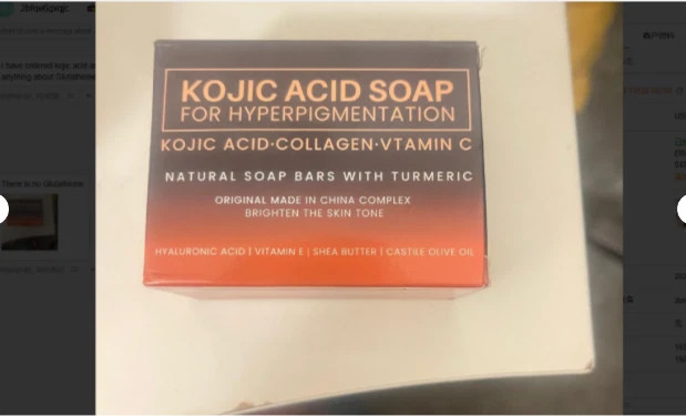 2 Pack Kojic Acid Soap Brightening Fade Spots Hydrating Face Body Cleansing Soap