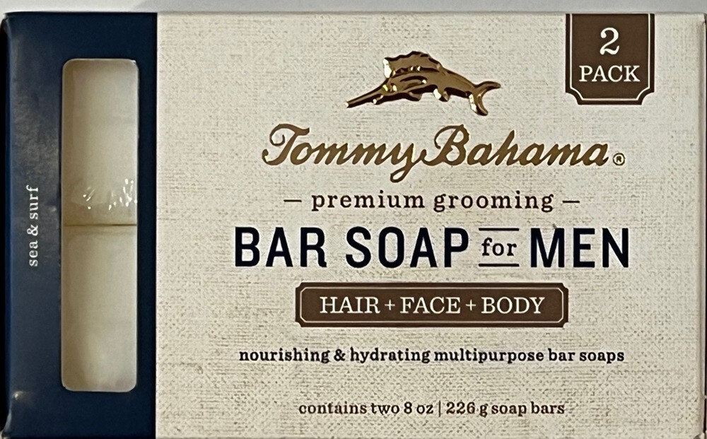 Tommy Bahama Bar Soap Duo ~ Sea & Surf ~ Two 8 oz. bars