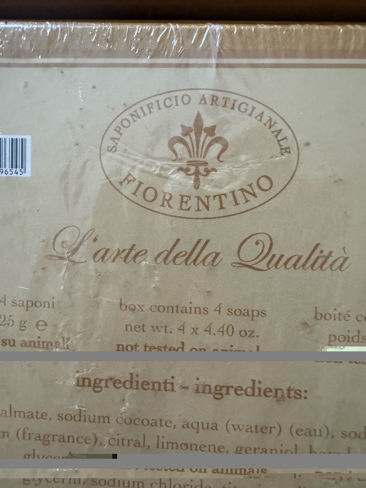 Saponificio Artigianale Fiorentino Angel Cherub Soaps Italy Handmade 8 Bars New