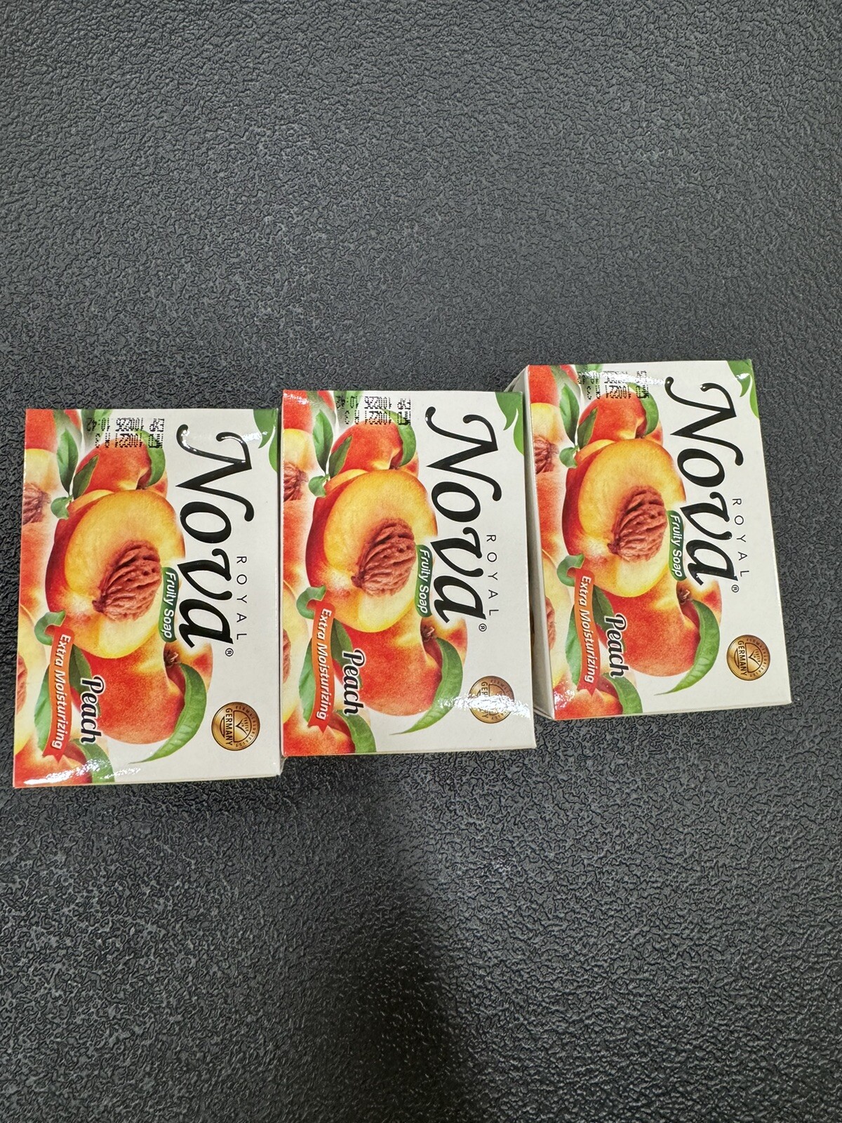 Nova Fruity Soap!! Peach Scent Lot Of 3!!! Exp 10/26