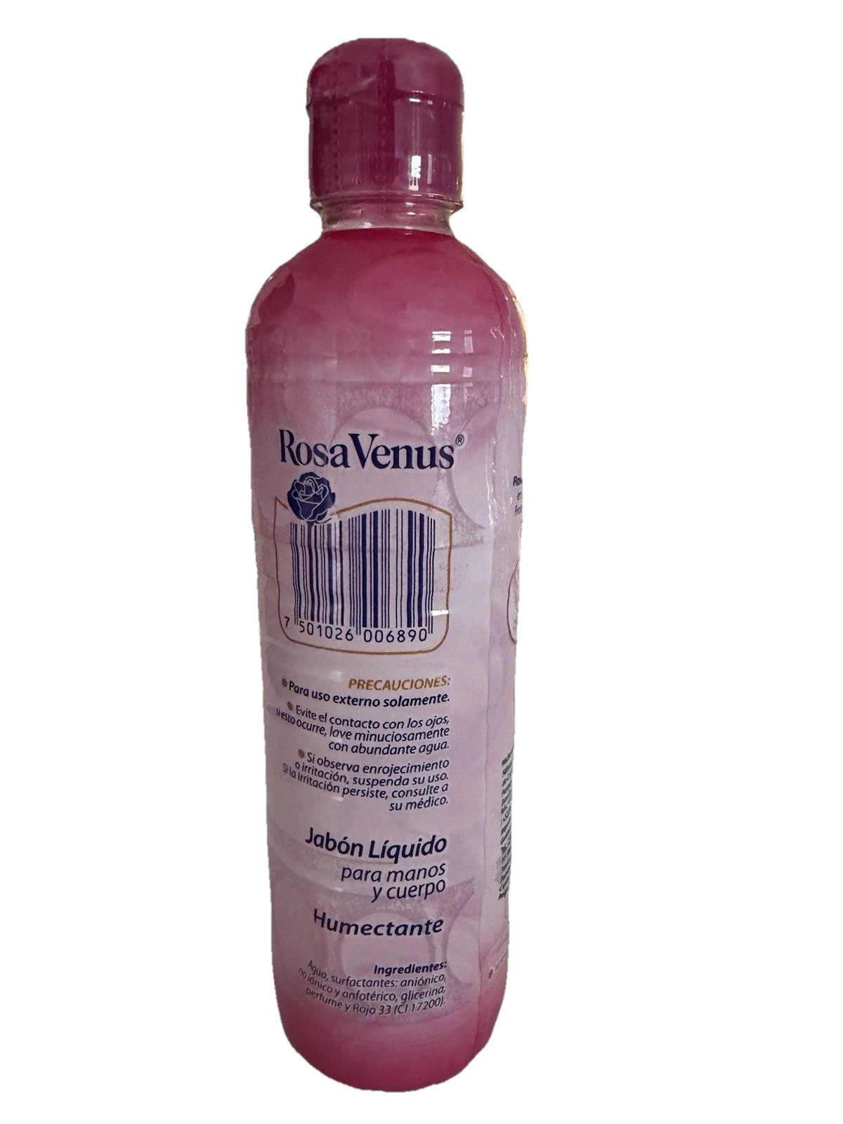 Rosa Venus Liquid Soap for Hands and Body Hydration 16.9 Free Shipping