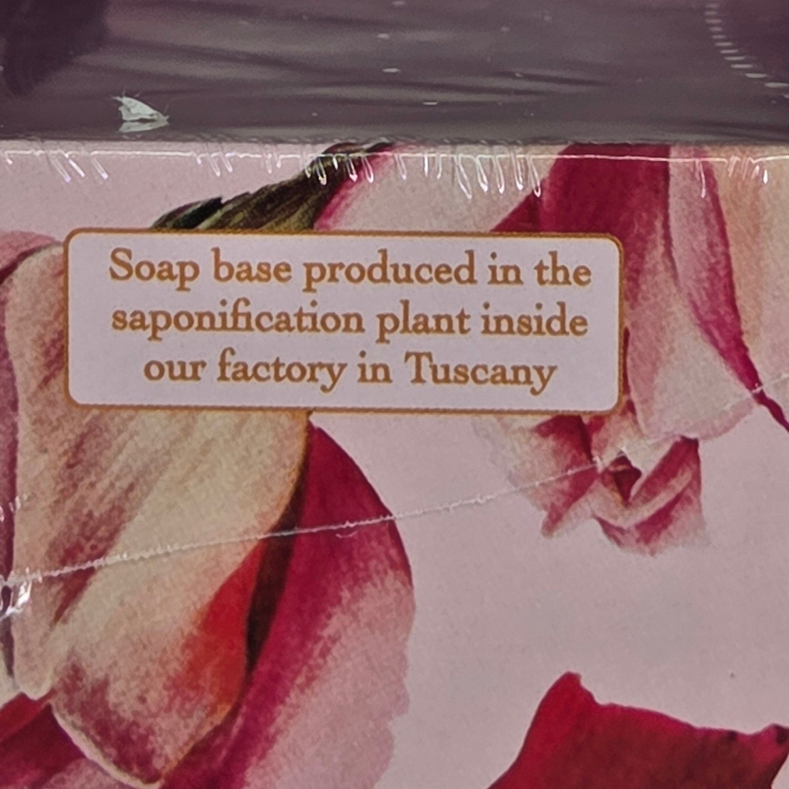 Saponificio Artigianale Fiorentino Italian Rose Soap 10.5oz Handmade Italy New