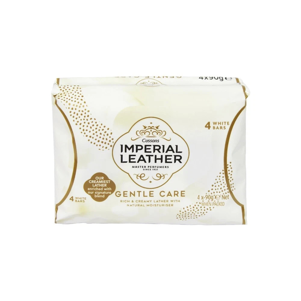 Imperial Leather Gentle Care Bar Soap 4 x 90g * 12BARS