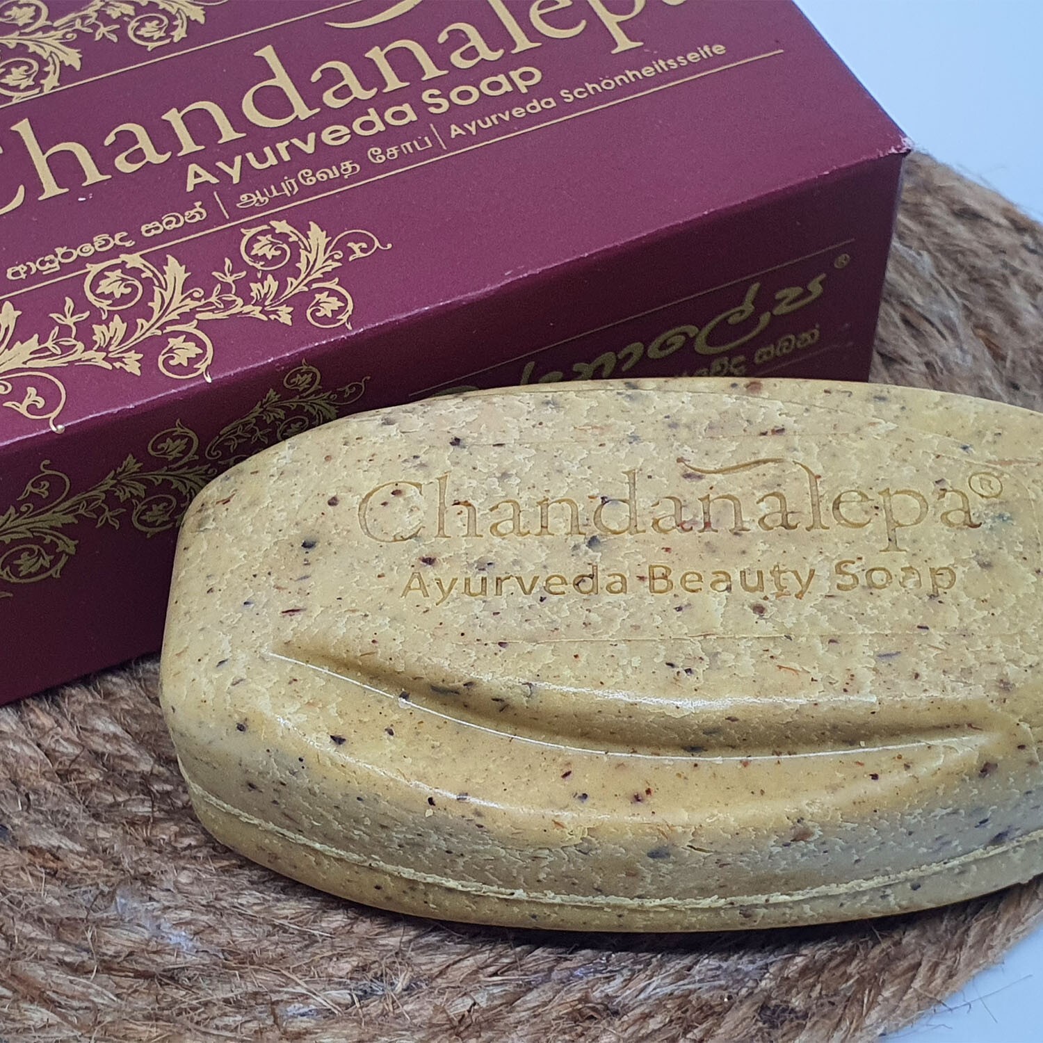 Chandanalepa Ayurveda Herbal Beauty Soap Natural Health Body Skin Cleaning 5pcs