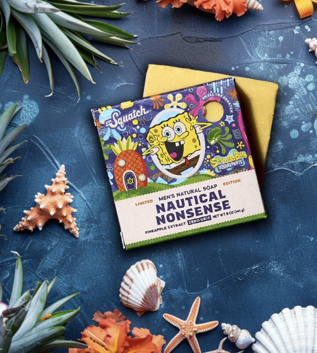 4 PACK Dr Squatch SpongeBob Limited Edition Nautical Nonsense!! 🍍Free shipping