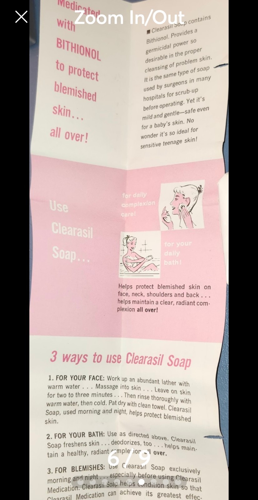 Vintage Clearasil Cleansing Soap Bars Lot of 2 FULL Size Skincare
