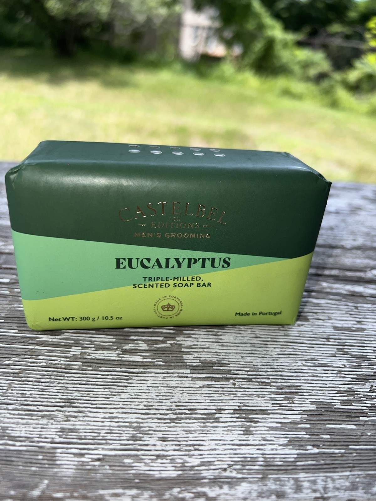 EUCALYPTUS LIMITED EDITION by CASTELBEL 10.5 oz SCENTED SOAP BAR SINGLE BAR