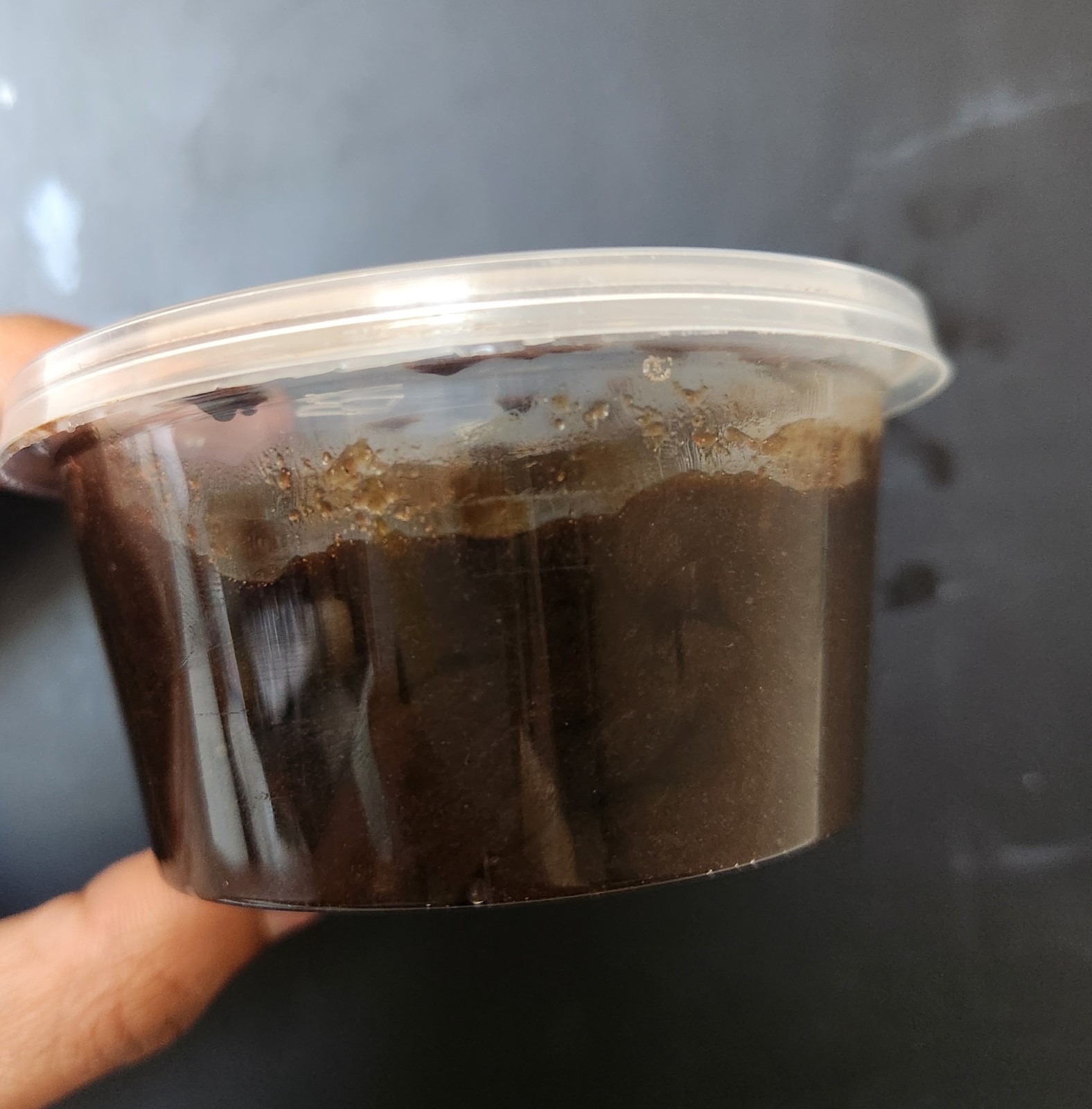 Nigerian Black Soap 4 Oz with Lime Straight from the Nigerian Market in Kwara
