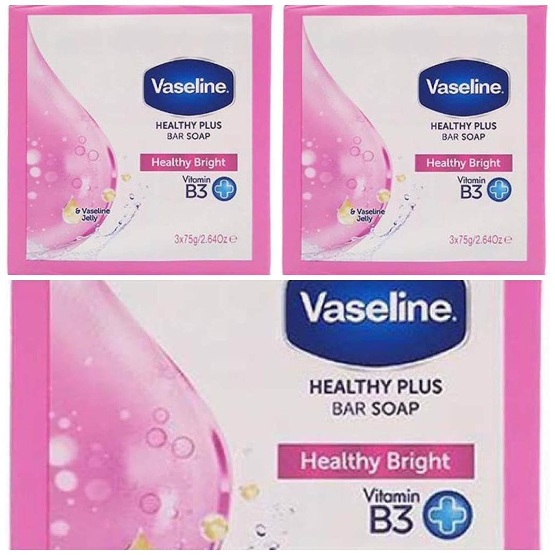 3X Healthy Plus Bar Soap Healthy Bright – 3 X 75 Gram
