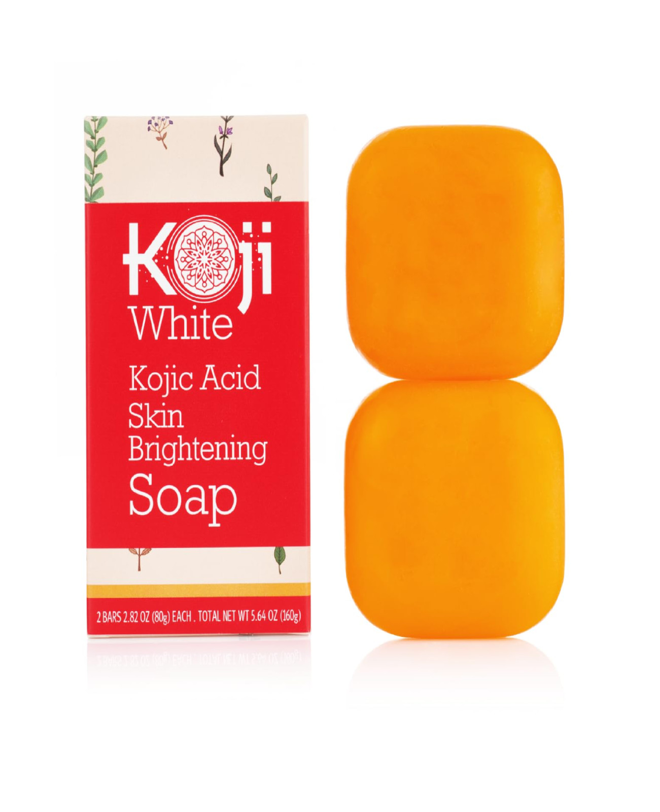 Koji White Pure Kojic Acid Soap | Glycerin Soap Bar for Gentle Skin Brightening