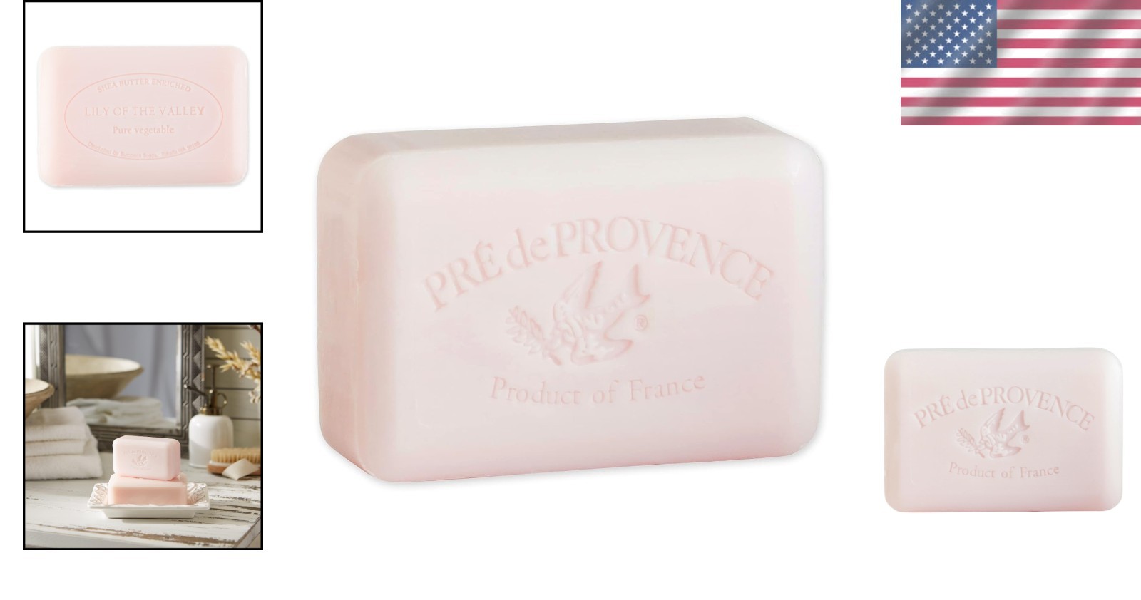 Elegant 8.8oz Artisanal Soap Bar – Moisturizing, Lily of the Valley Fragrance