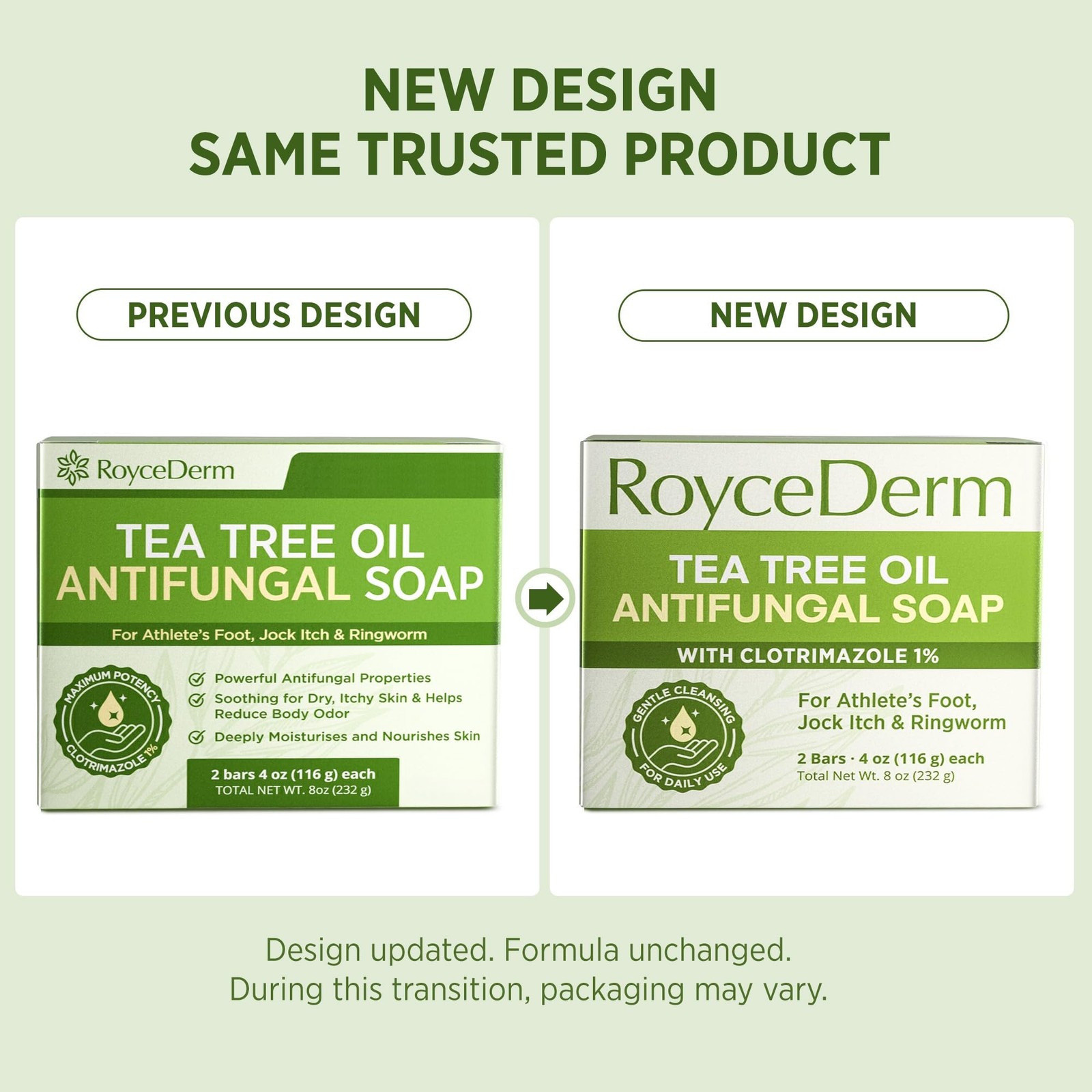 Roycederm Antifungal Antibacterial Tea Tree Soap | Treatment Soap for Face &…