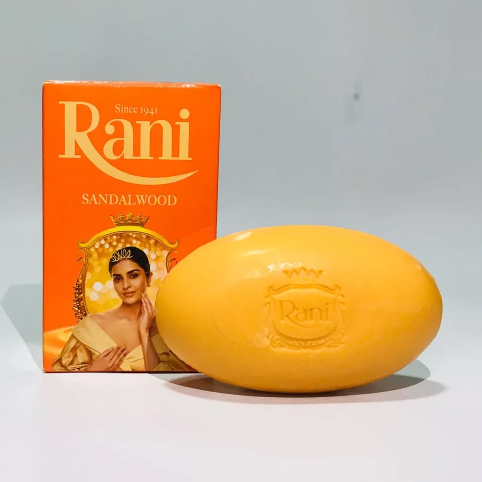 Ayurveda Herbal Rani Sandalwood Soap treats acne dry skin dull & ageing skin 90g