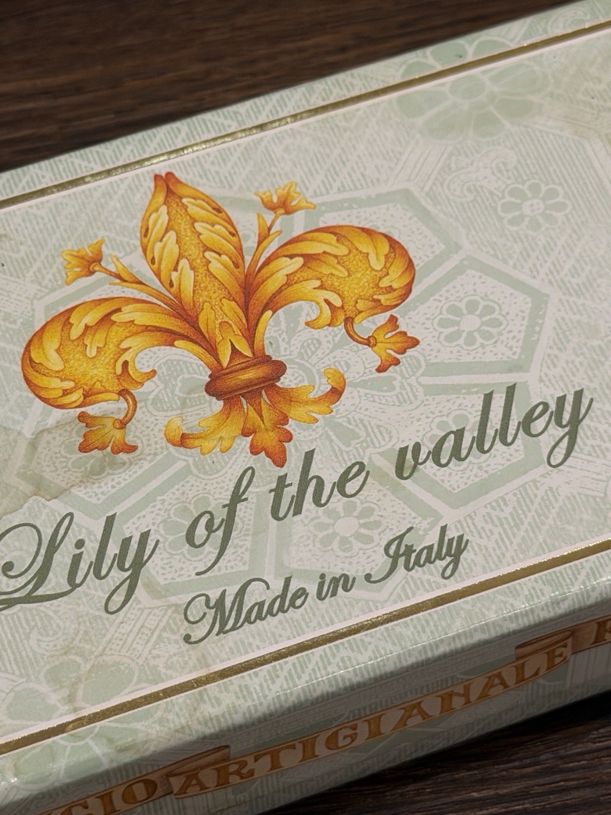 3 Bars Lily Of The Valley Soap Florentino Perfumed Saponificio Antigianate Italy