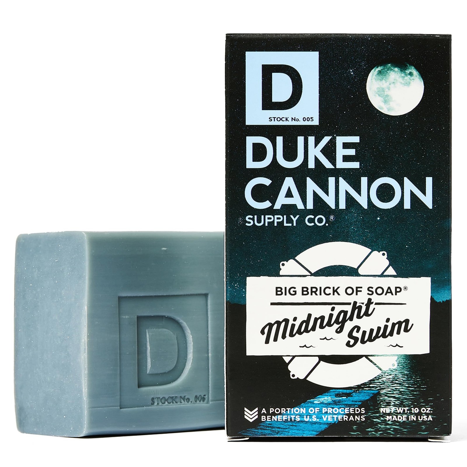 Duke Cannon Supply Co. Big Brick of Soap for Men – Midnight Swim Fresh Water …