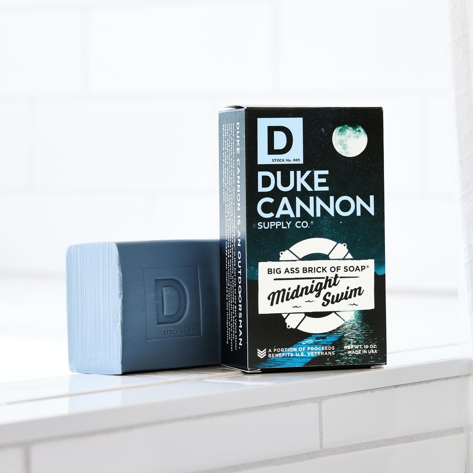 Duke Cannon Supply Co. Big Brick of Soap for Men – Midnight Swim Fresh Water …