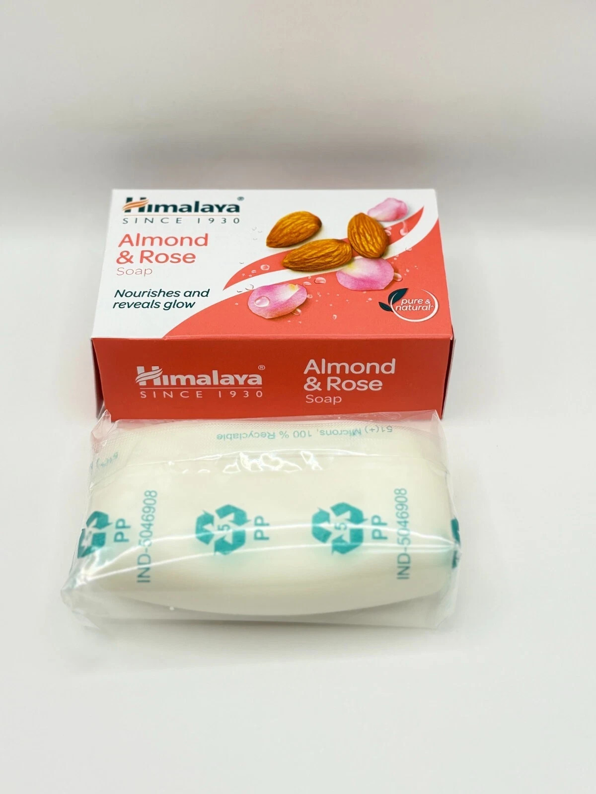 Himalaya Herbals Soap With Almond And Rose 125g Each Pack Of 4 USA SELLER