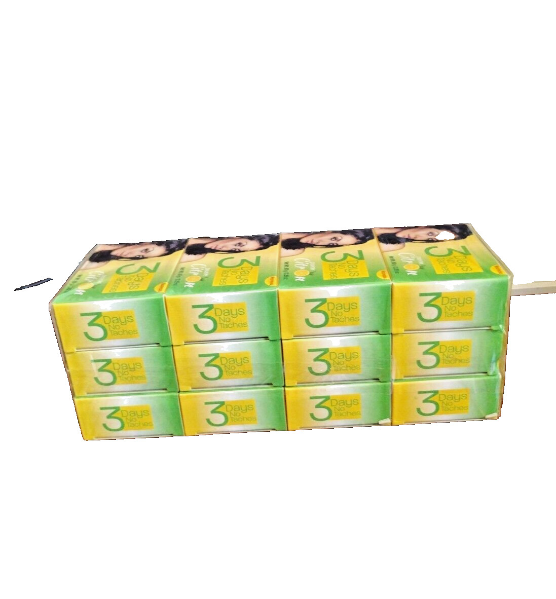 3 Days No Taches Bar Soap Lemon 80g / 2.82 oz Pack of 12