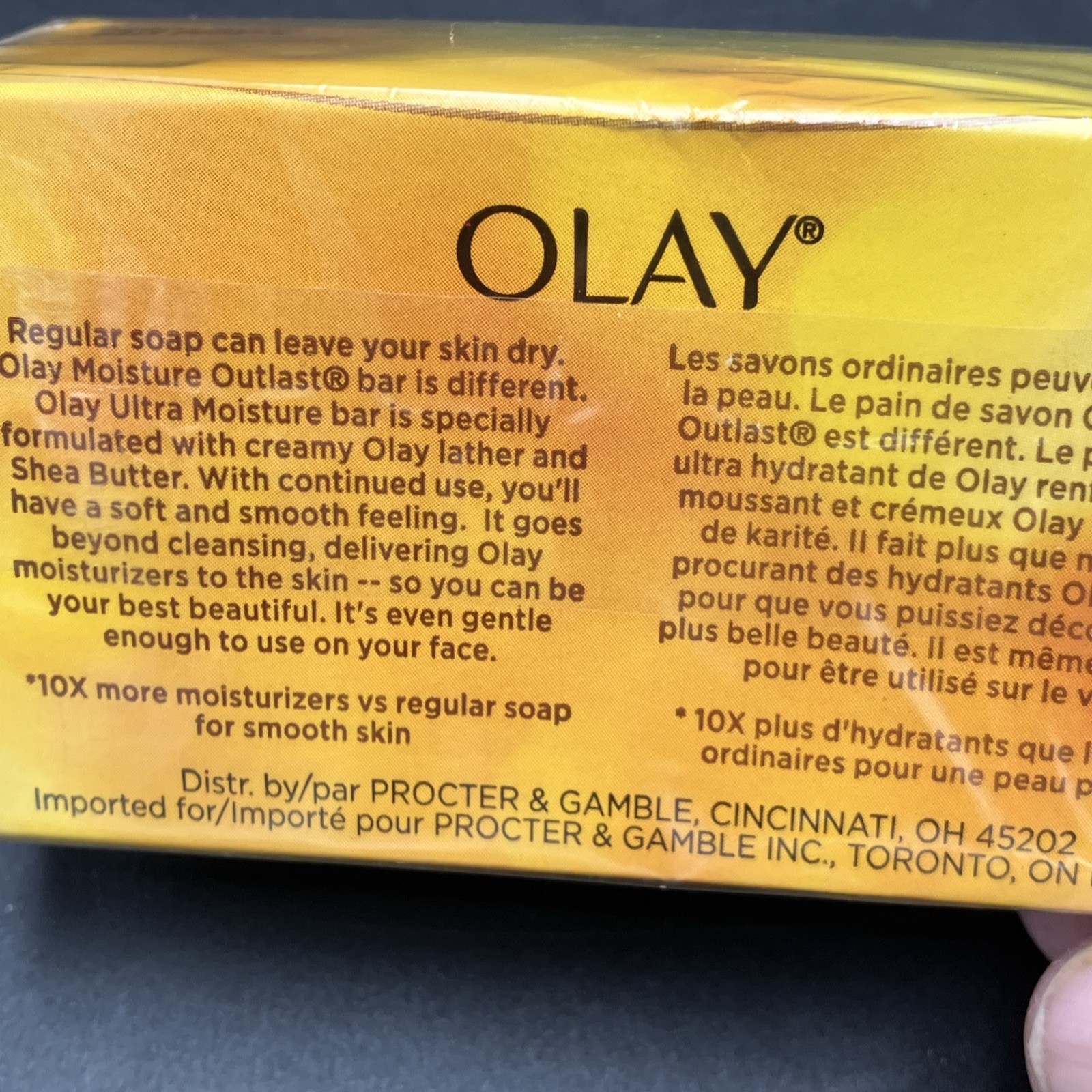 THREE Olay Ultra Moisture With Shea Butter Beauty Bars Soap 3.17