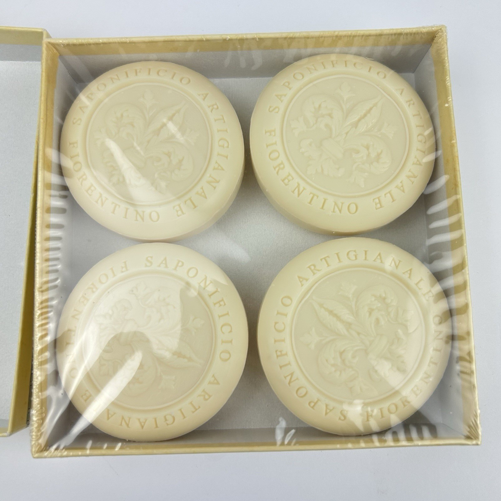 Saponificio Artigianale Fiorentino Limone lemon 4 x 100g Bar Soap Italy NEW