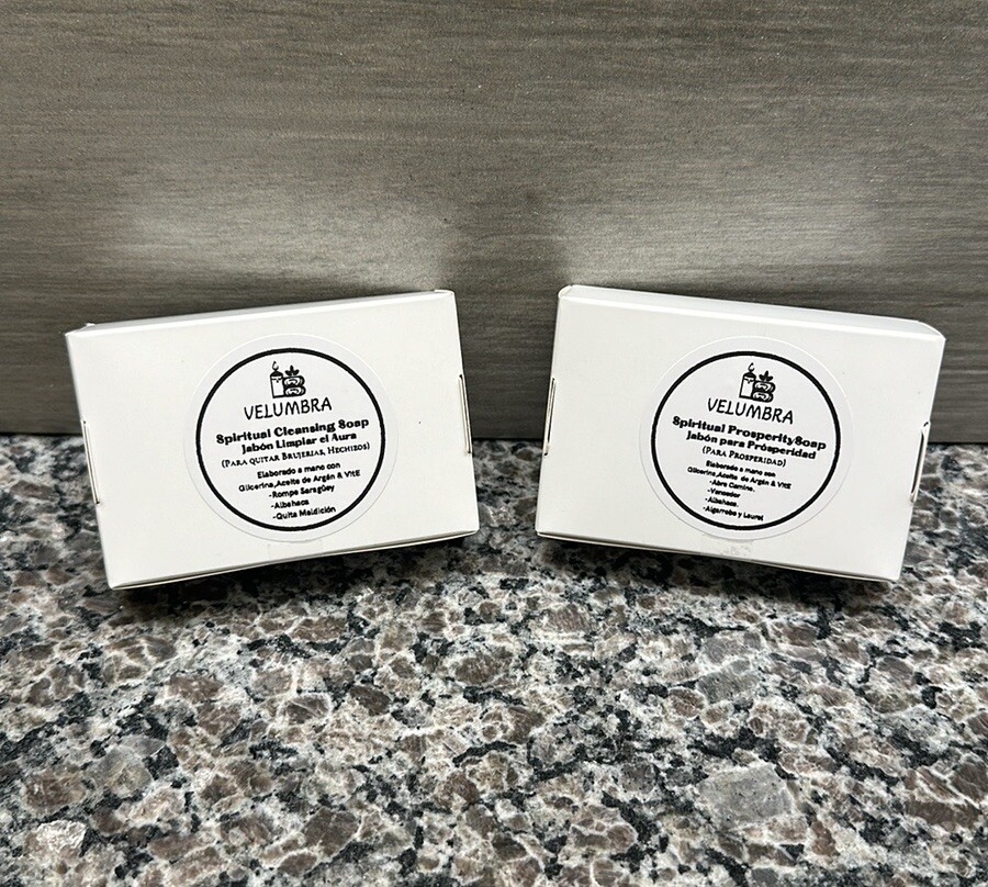 2 Ritual Soap | Limpieza & Prosperidad | Spiritual Cleansing Yoruba Ifa Handmade