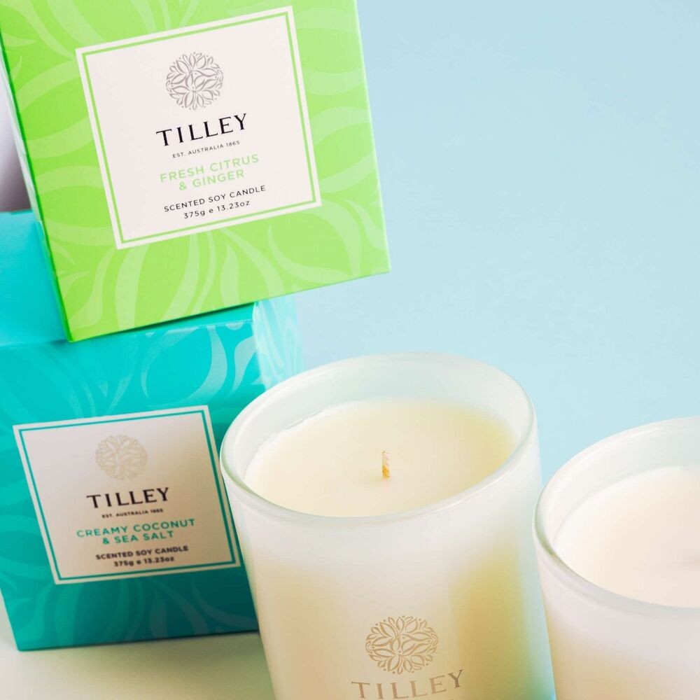 Tilley Rainbow Collection – Creamy Coconut & Sea Salt Soy Candle