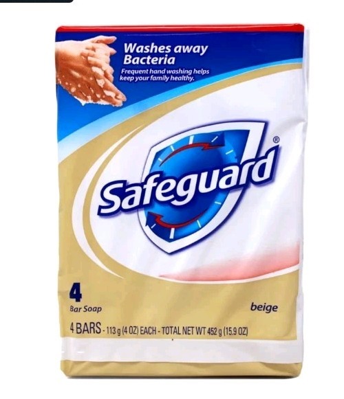 Lot: 2 8packs Safe-Guard Antibacterial Soap, 4oz Bar beige color Anti-bacterial