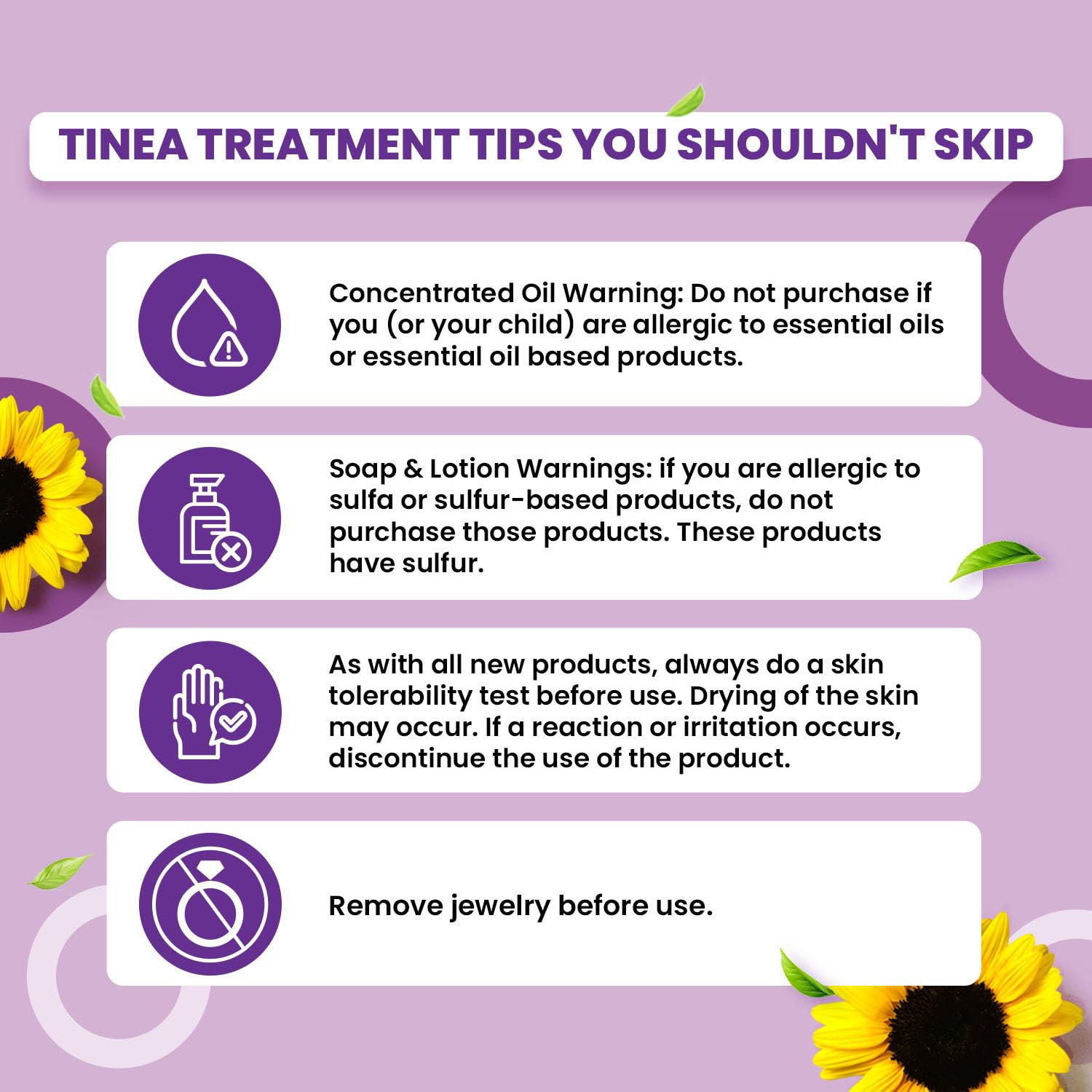 Natural Tinea Versicolor Relief Anti-Itch Sulfur Soap | Best for Tinea, Ringworm
