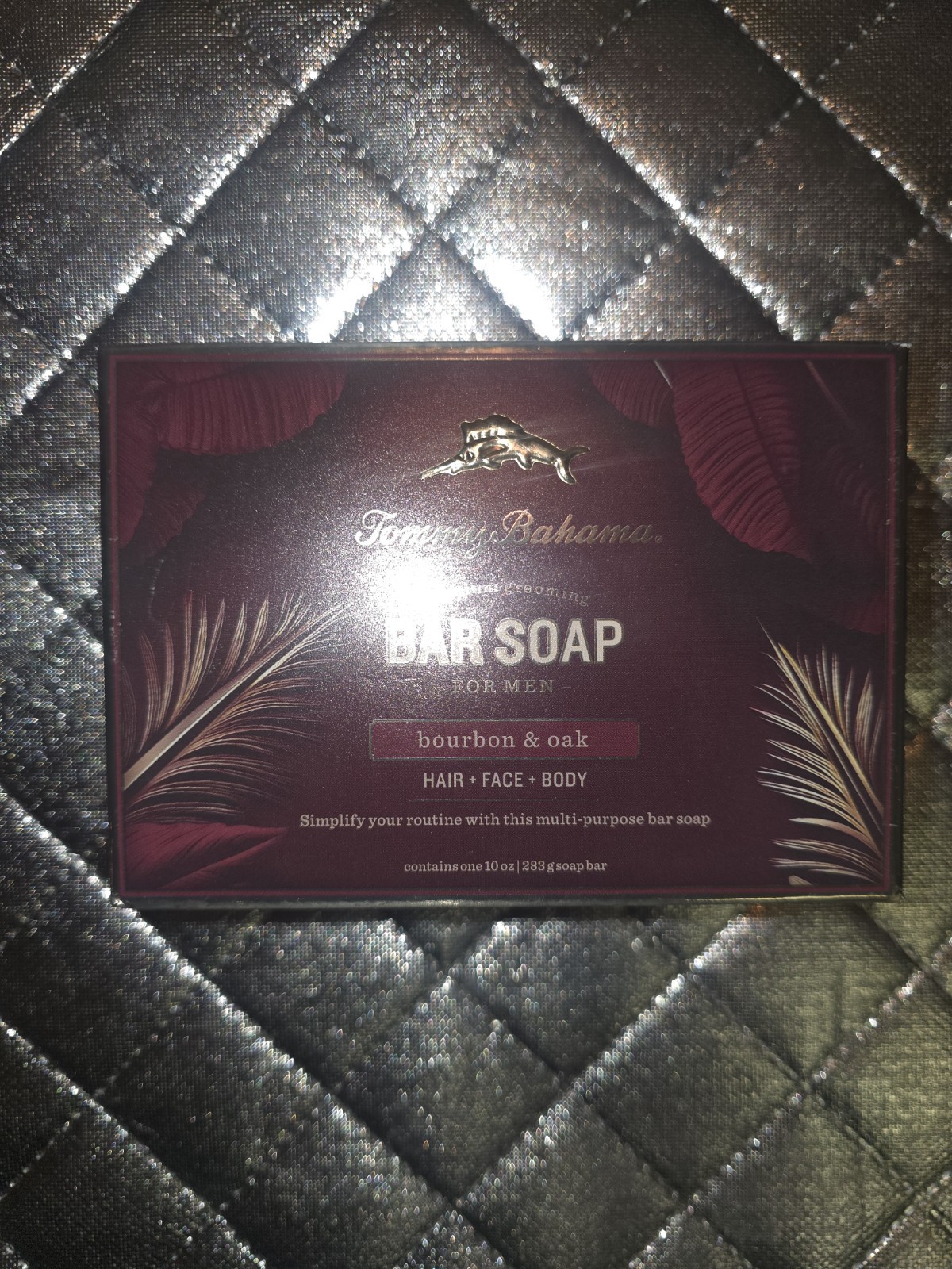 Tommy Bahama Bourbon & Oak Men’s Jumbo Premium Bar Soap – Hair Face Body 10 Oz